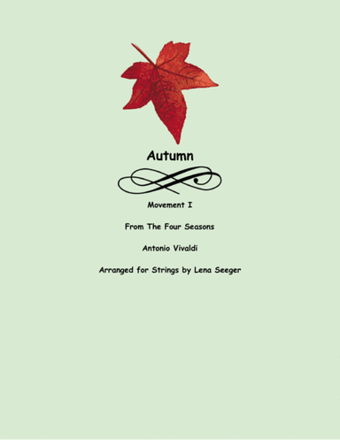 Autumn from the Four Seasons, first movement (arr. Lena Seeger)