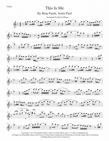 This Is Me (arr. Kevin Busse)