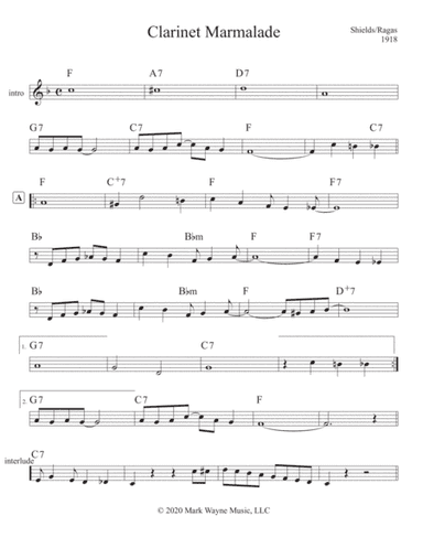Clarinet Marmalade (arr. Mark W. Huxhold)