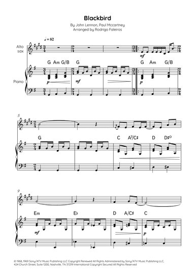 Blackbird (arr. Rodrigo Faleiros)