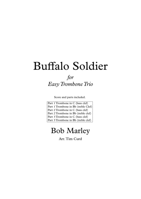Buffalo Soldier (arr. Tim Curd.)
