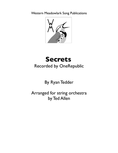 Secrets (arr. Ted Allen)
