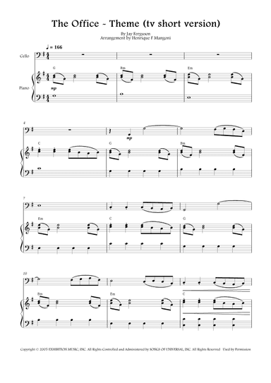 The Office - Theme (arr. Henrique F Mangoni)