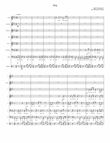 Sing (arr. Kwanpo Cheng)