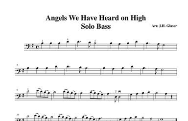 Angels We Have Heard on High (arr. Jeremy Glaser)