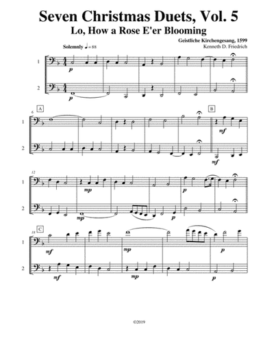 Seven Christmas Duets, Vol. 5 (arr. Kenneth D. Friedrich)