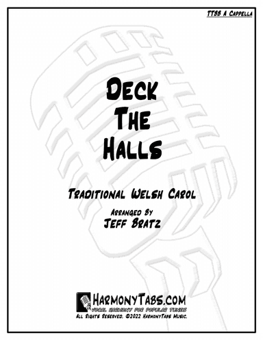Deck The Halls (TTBB A Cappella) (arr. Jeff Bratz)