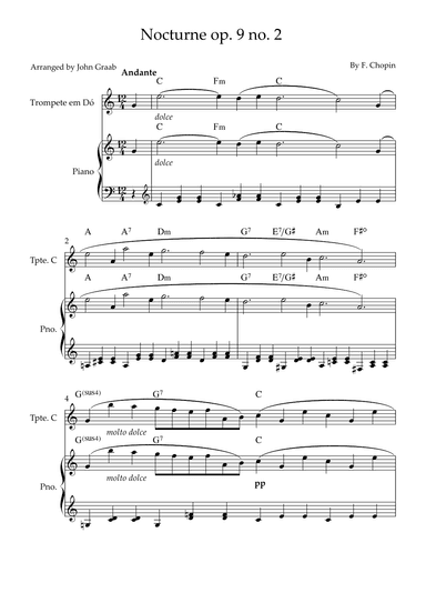 Nocturne op 9 no. 2 (arr. jonatas braga)