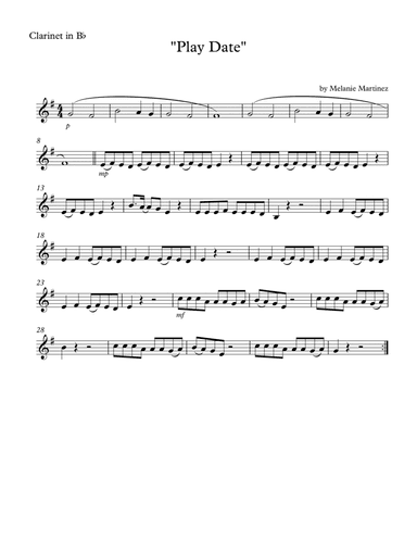 Play Date (arr. SongBird Music)
