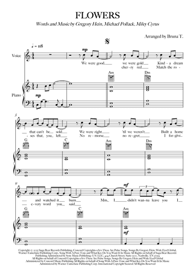 Flowers (arr. Bruna T.)