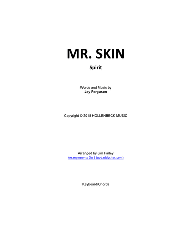 Mr. Skin (arr. Jim Farley)