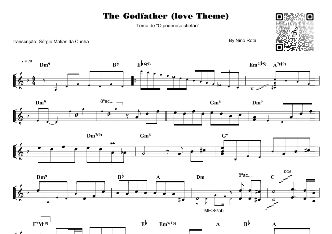 The Godfather (love Theme) (arr. Piano)