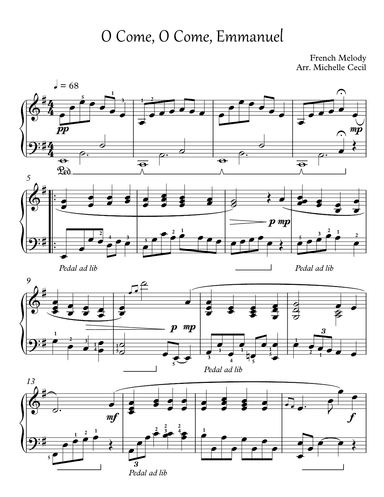 O Come, O Come Emmanuel (arr. Michelle Cecil)