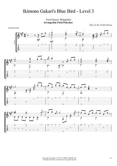 Ikimono Gakari's Blue Bird (arr. Pavlo Pakshyn)