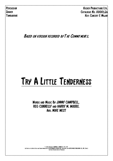 Try A Little Tenderness (arr. Mike West)