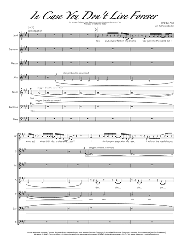 In Case You Don't Live Forever (arr. Katherine Bodor)