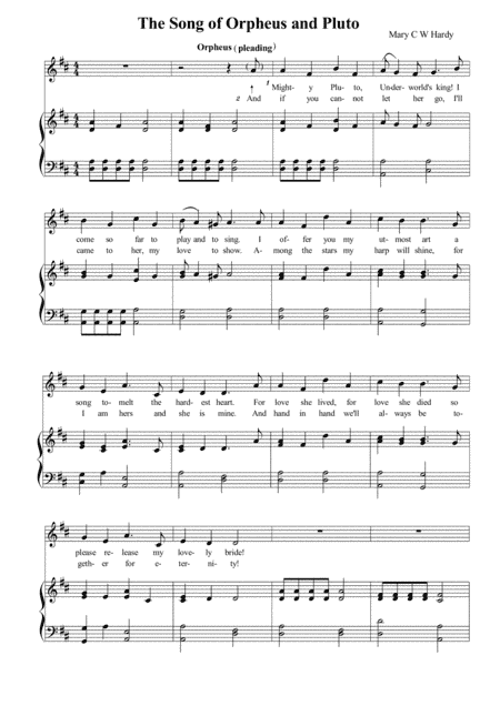 The Song of Orpheus and Pluto
