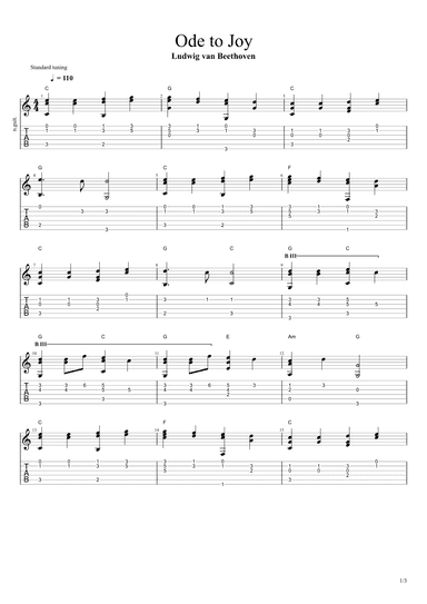 Ode to Joy (arr. Edina Balczo)