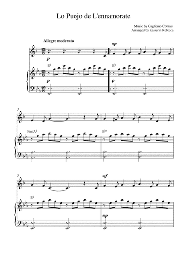 Lo Puojo de L'ennamorate (The Young Man in Love) (arr. Kaiserin Rebecca)