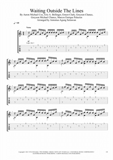 Waiting Outside The Lines (arr. Antonius Agung Setiawan)