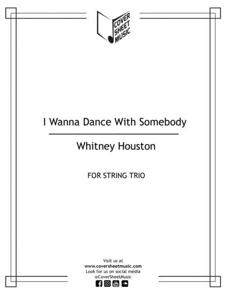 I Wanna Dance With Somebody (arr. Jose Quintana)
