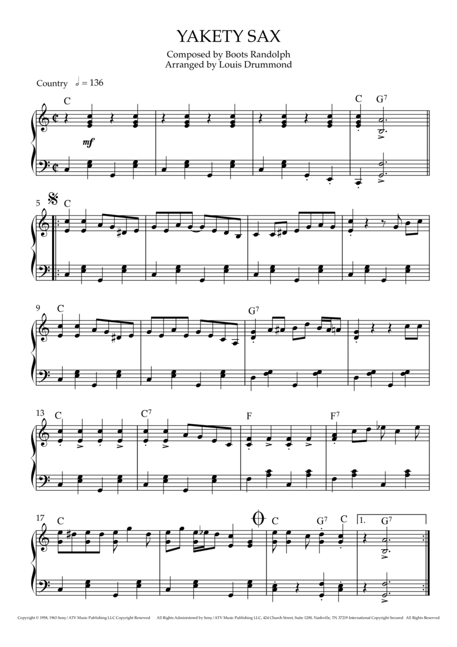 Yakety Sax (arr. Louis Drummond)