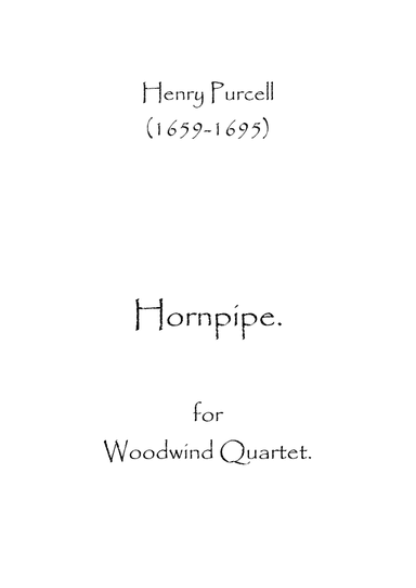 Hornpipe (arr. Spence Bundy)
