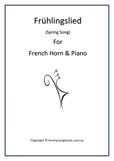Fruhlingslied (Spring Song)