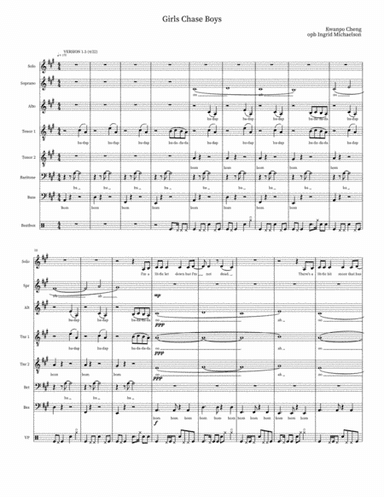 Girls Chase Boys (arr. Kwanpo Cheng)