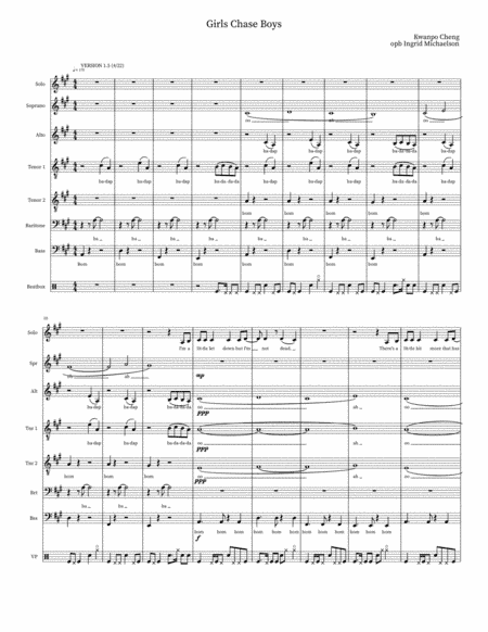 Girls Chase Boys (arr. Kwanpo Cheng)
