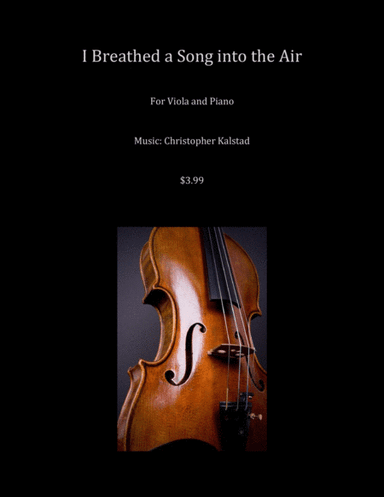I Breathed a Song into the Air (Viola and Piano)