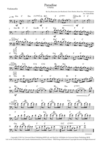 Paradise (arr. Fabio Britto)