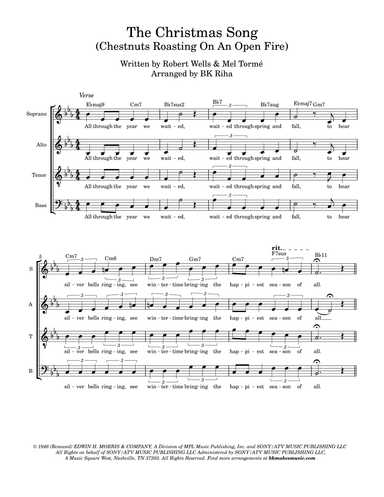 The Christmas Song (chestnuts Roasting On An Open Fire) (arr. BK Riha)