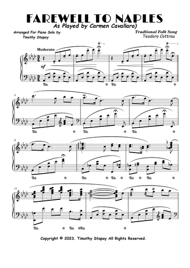 "Farewell To Naples" (arr. Timothy Stapay)