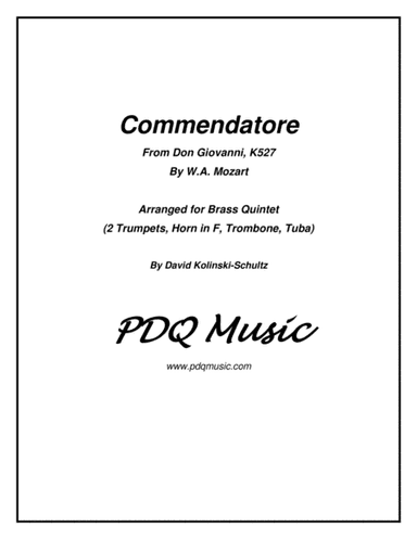 Commendatore (arr. David Kolinski-Schultz)