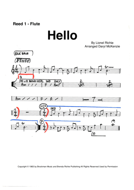 Hello (arr. Daryl McKenzie)