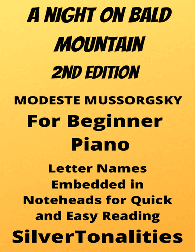A Night on Bald Mountain Beginner Piano Sheet Music 2nd Edition (arr. SilverTonalities)