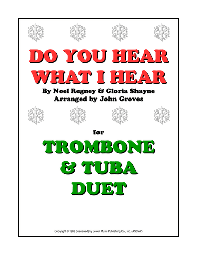 Do You Hear What I Hear (arr. John Groves)