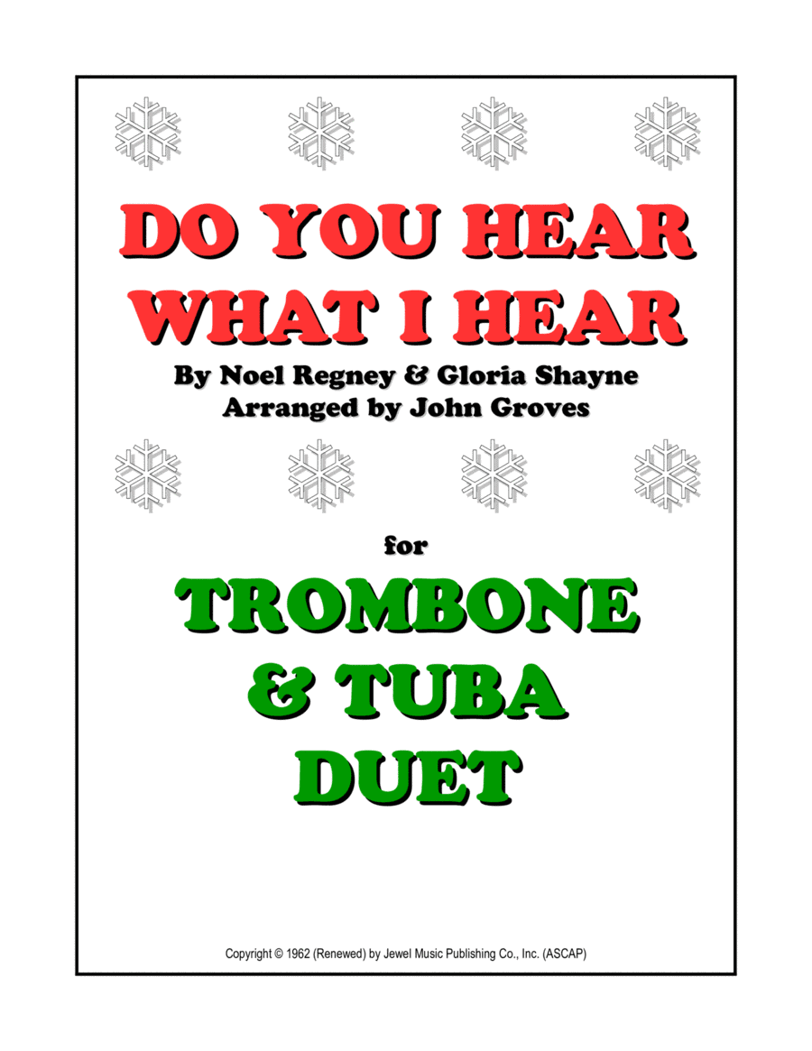 Do You Hear What I Hear (arr. John Groves)