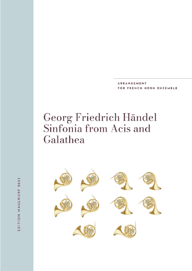 Sinfonia Acis and Galathea (arr. Edition Maulwurf)