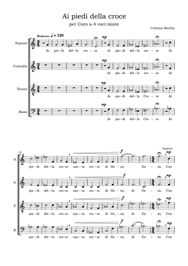 Ai piedi della croce (arr. Cristina Merlini)