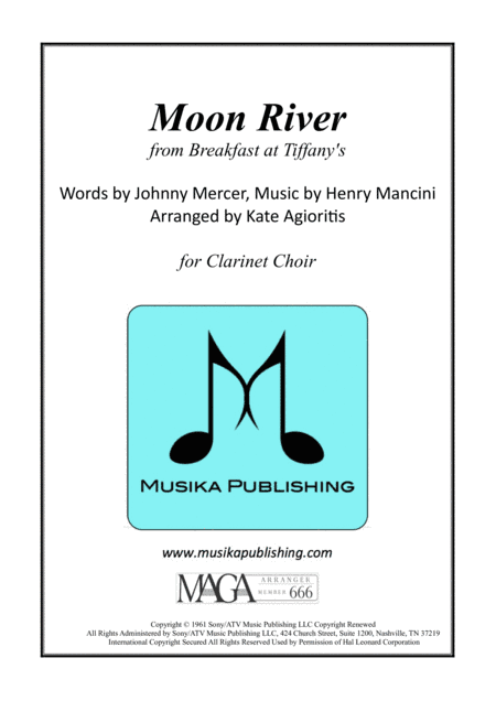 Moon River (arr. Kate Agioritis)