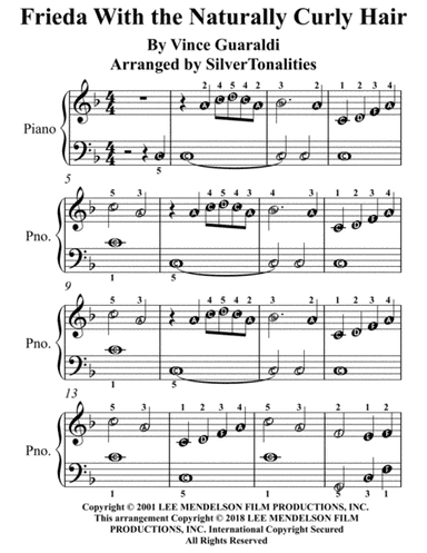 Frieda (with The Naturally Curly Hair) (arr. SilverTonalities)