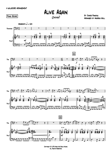 Alive Again (arr. Andrew Will)