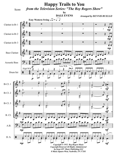 Happy Trails (arr. Dennis Ruello)