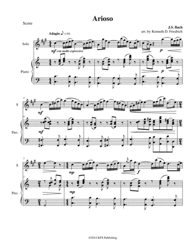 Arioso (arr. Kenneth D. Friedrich)