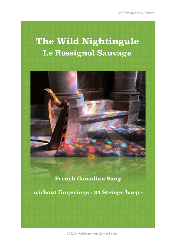 The Wild Nightingale - French Canadian Song - intermediate & 34 String Harp | McTelenn Harp Center (arr. Eve McTelenn)