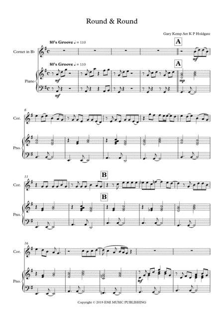 Round And Round (arr. Kevin P Holdgate)