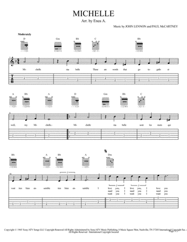 Michelle (arr. Enea A.)
