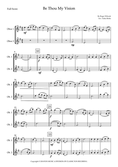 Be Thou My Vision (arr. Fabio Britto)